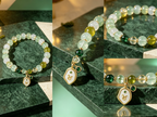 Taurus Zodiac Natural Crystal Bracelet, Hand‑Curated Gemstone Spiritual Bracelet