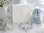 Gemini Zodiac Natural Crystal Bracelet, Hand‑Curated Gemstone Spiritual Bracelet