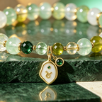 Taurus Zodiac Natural Crystal Bracelet, Hand‑Curated Gemstone Spiritual Bracelet