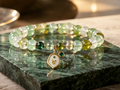 Taurus Zodiac Natural Crystal Bracelet, Hand‑Curated Gemstone Spiritual Bracelet