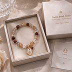 Cancer Zodiac Natural Crystal Bracelet, Hand‑Curated Gemstone Spiritual Bracelet