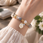 Virgo Zodiac Natural Crystal Bracelet, Hand‑Curated Gemstone Spiritual Bracelet